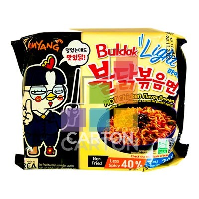 SAMYANG LIGHT BULDAK  HOT CHICKEN FLAVOUR RAMEN 8*5*110GM